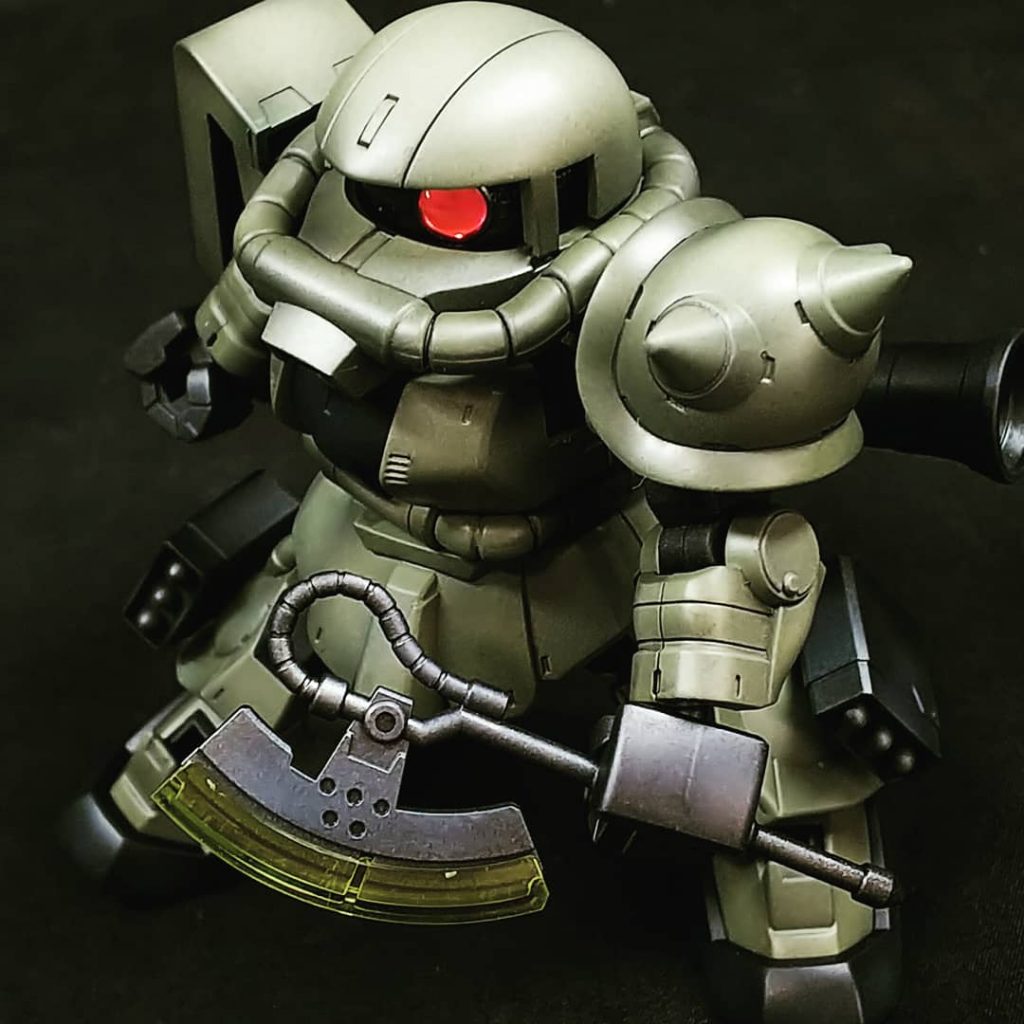 SDリハビリ・ザクⅡ完成–4枚目/制作者：やっすおう