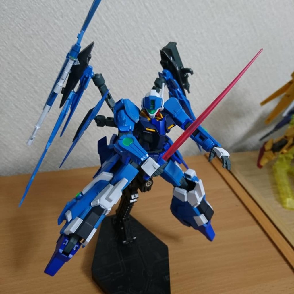 サーベルを使った白兵戦
ライフルとマシンガンはネオジムで大型ピットにマウント出来るようにしました!