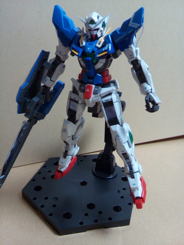 エクシアは前から製作して見たいＭＳの１つでしたので満足してます。