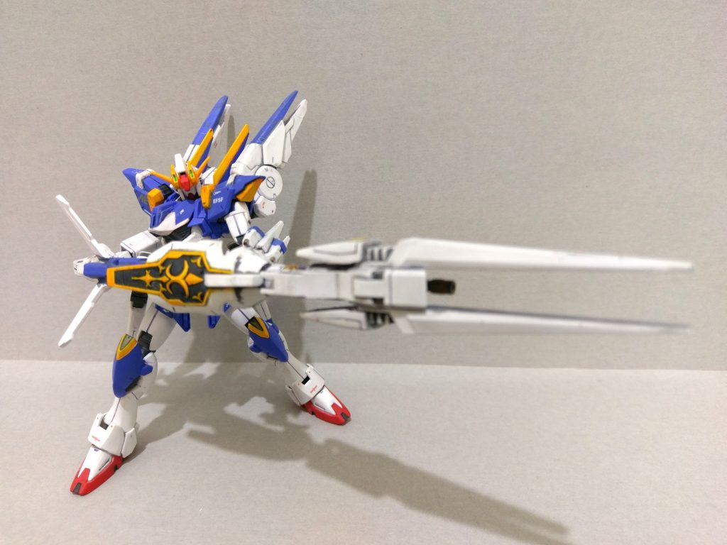 カキラスギリー攻略戦で撃墜されてしまったネオガンダムから「G-B.R.D」を受け継ぎビームを跳ね返したシーン。胸熱でした。