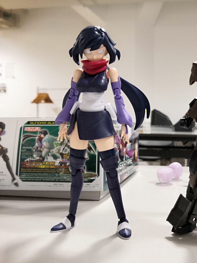 とりあえず素組。
今までのバンダイの女の子プラモよりかなり優秀です。
かなり別物にしちゃいましたが、体はほぼそのまま使いました。