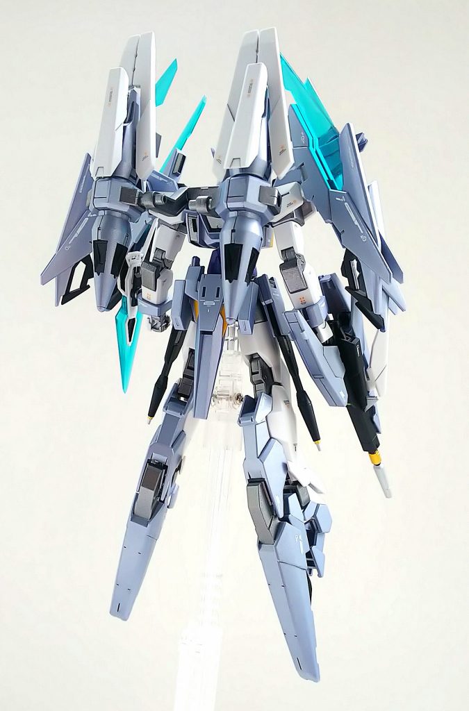 シグマシスファンネルは4回にわけてマスキングして塗り分けました(*´ー`*)
肘や脹ら脛の間接部はライトガンメタを入れました★