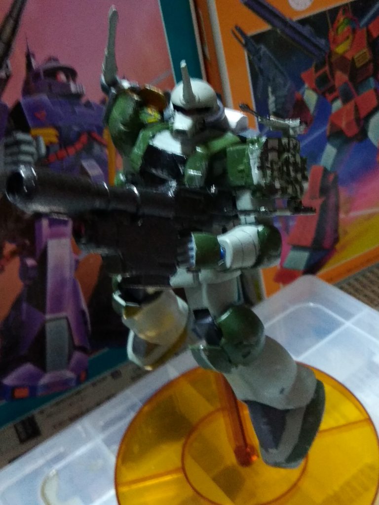 HG 旧ザク現地改修機「グフ頭」–4枚目/制作者：リョウ曹長@oNB13jGak0aThjU
