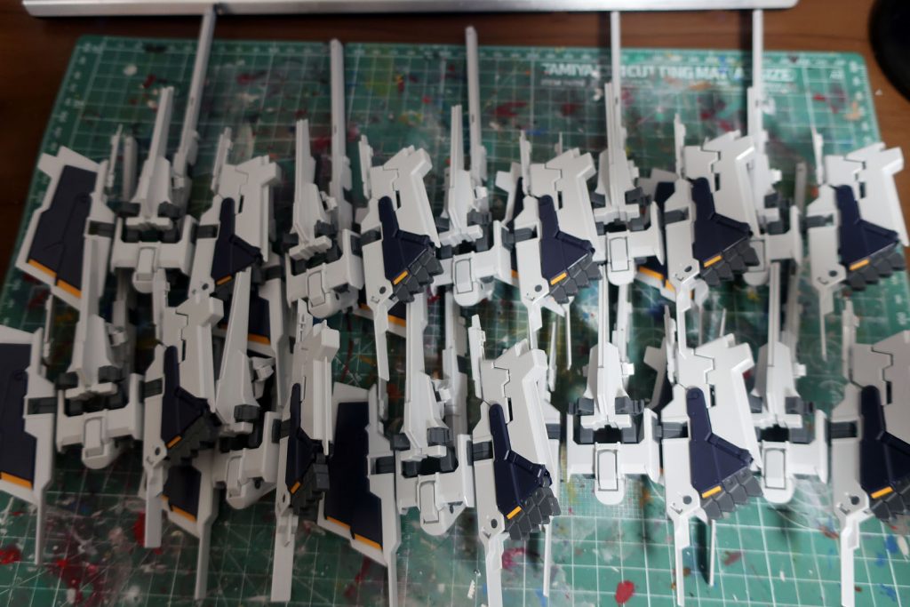 10機全部組み立てて