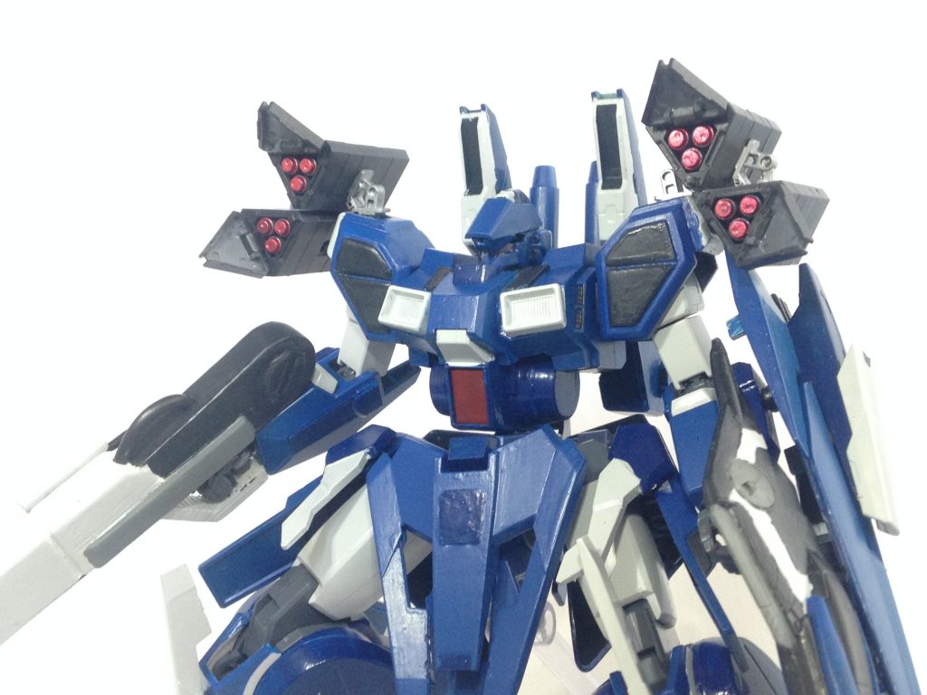 肩にはMSGのマルチミサイルを使用
肩部もプリンターで製作
Mk-Vの形状になるべく寄せたものになっています