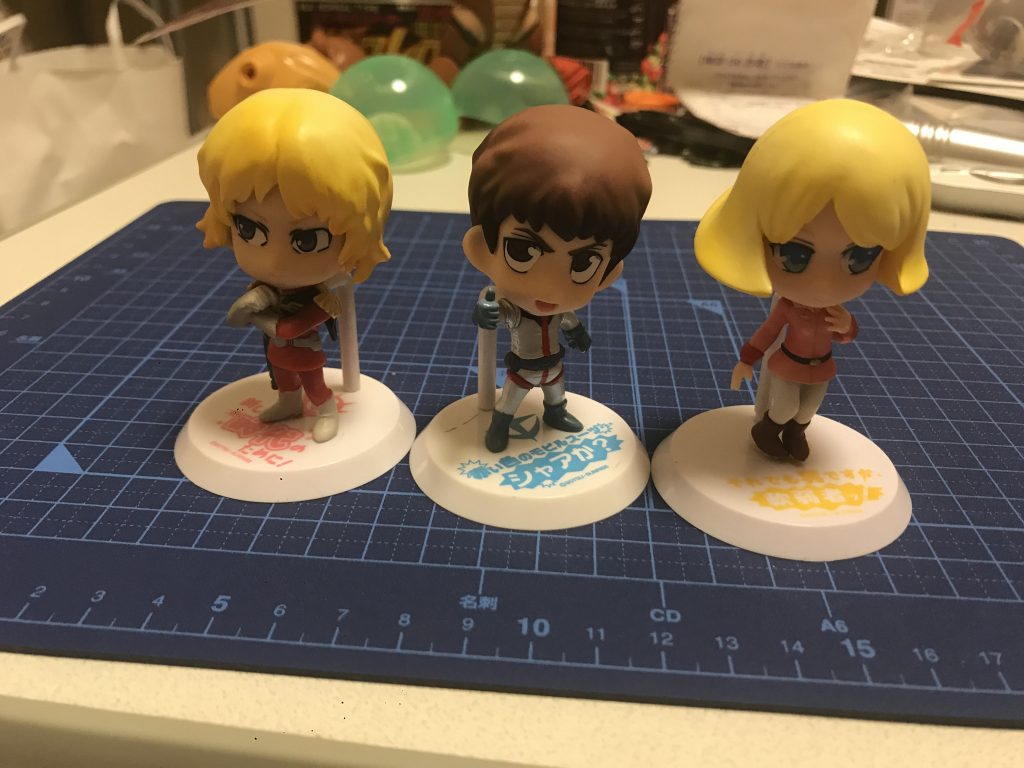 プライズの景品からでした。