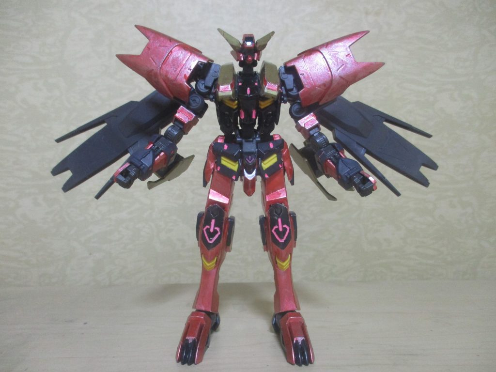 正面。基本、頭部はフラウロス、ボディはバエルとバルバトス、足首はダンタリオンで構成してます。