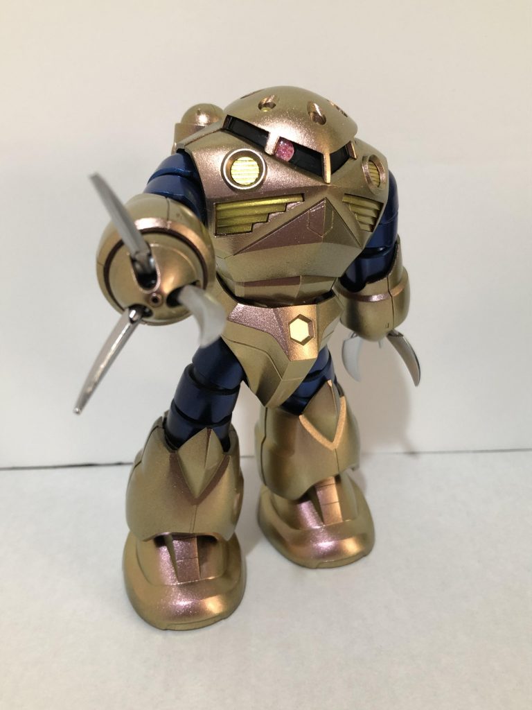 関節はクレオスのサファイアブルーです。