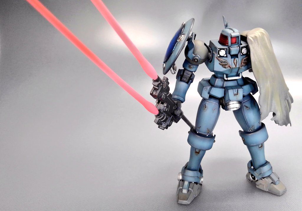 全体をウェザリングカラーでウォッシング&軽めのサビ塗装。