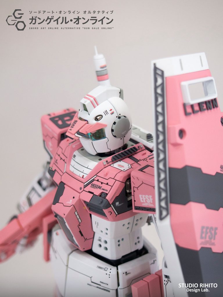 ■シールド表・裏面と同様にプラ板でスクラッチしたトラス形状のサブフレームを0.3ミリ浮かせた状態で配置・サブフレーム設定とし、視覚的な情報量UPにも貢献※追記トラスフレームは正確に均等に千切りしたプラ板をピンセットで一つ一つ組み合わせて製作しました。デザインナイフで切り抜く方法ではエッヂがうまく出ないのと正確な形状にならないため私はその手段は行いません。手間がかかっても精度優先です。(他の方に説明すると絶対やりたくないと言われますがw)