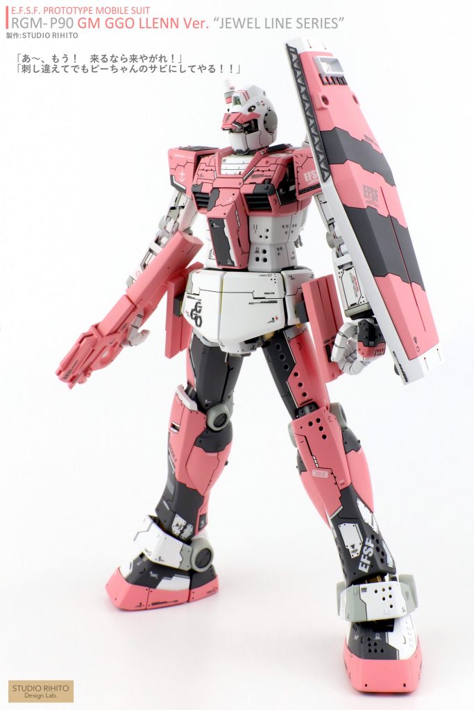 ■シールド上部左右:トラス状のサブフレームをプラ板からスクラッチ。0.3mm浮かせて接続正面: