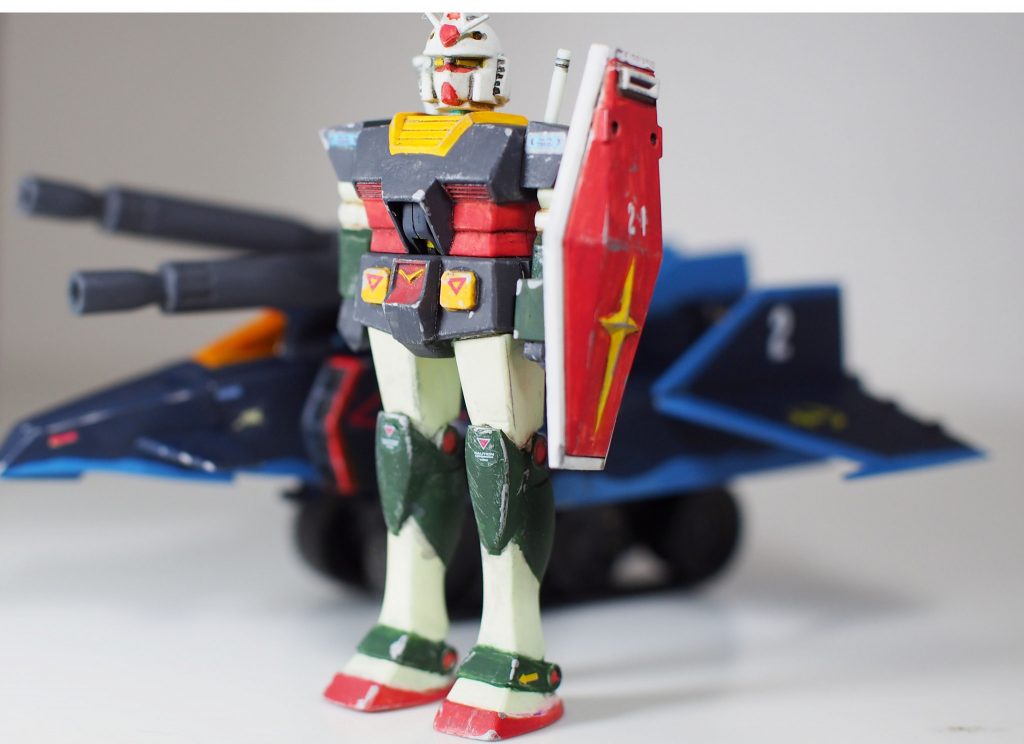 1/250　Gファイターとガンダム–7枚目/制作者：9kit