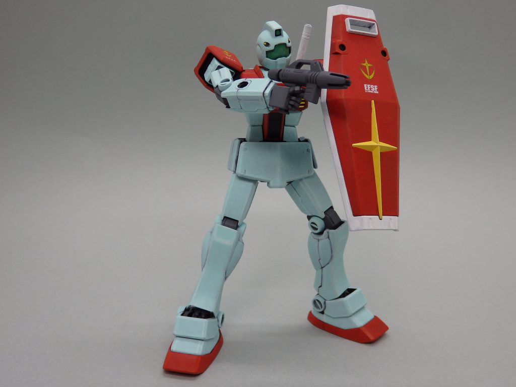 デカール少なめなのは僕の好みですｗ
ビームスプレーガンは無改造で持たせることができました。