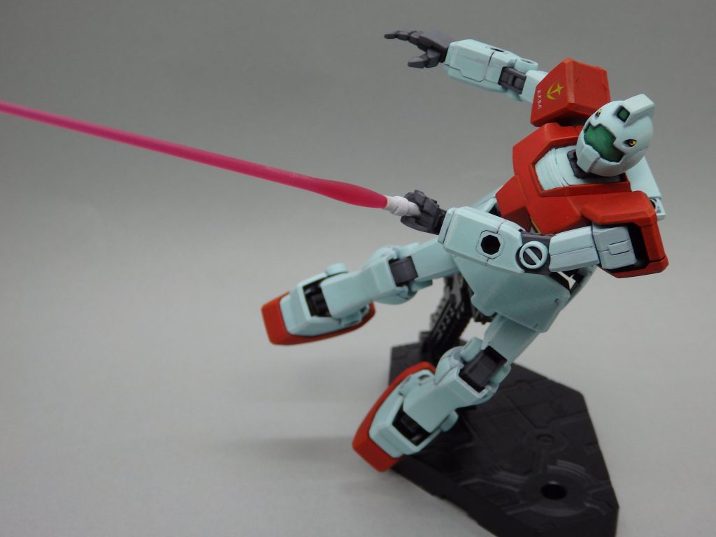 元のキットが良いので可動範囲も広めです。