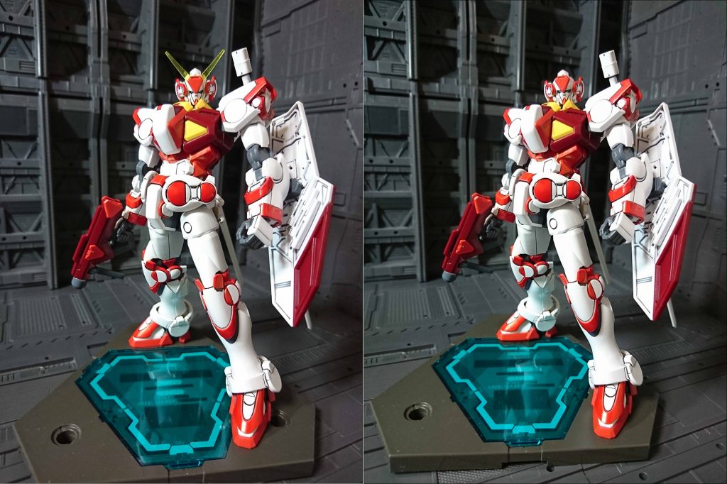 ビギニングガンダムの特徴でもある「ビームアンテナ」
通常時は収納されており、戦闘時にアンテナを展開するぞ!