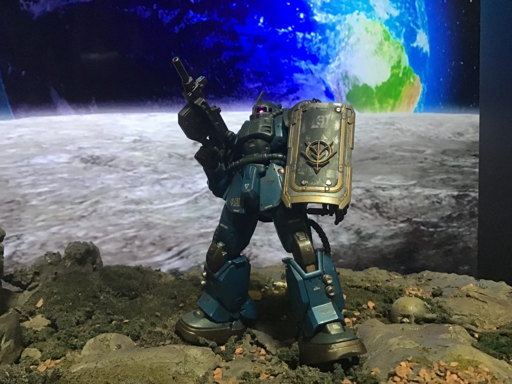 ＨＧ ブグ　月面の初MS戦–8枚目/制作者：sora