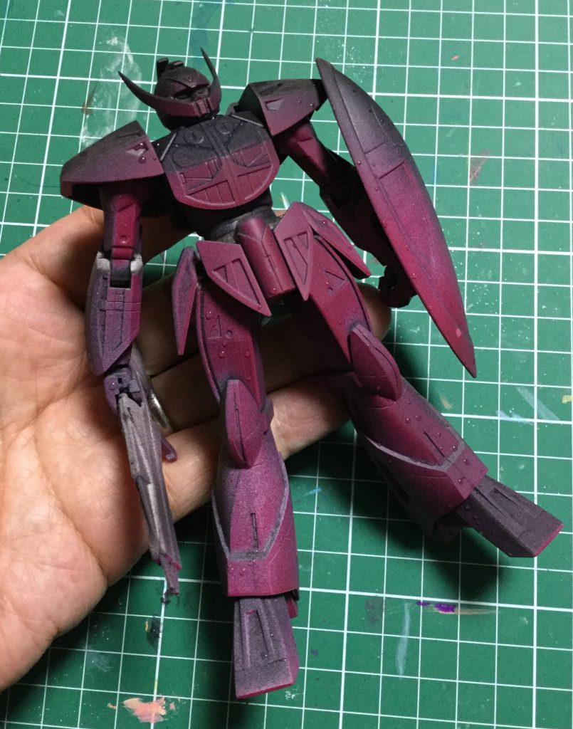 缶スプレーで下塗り