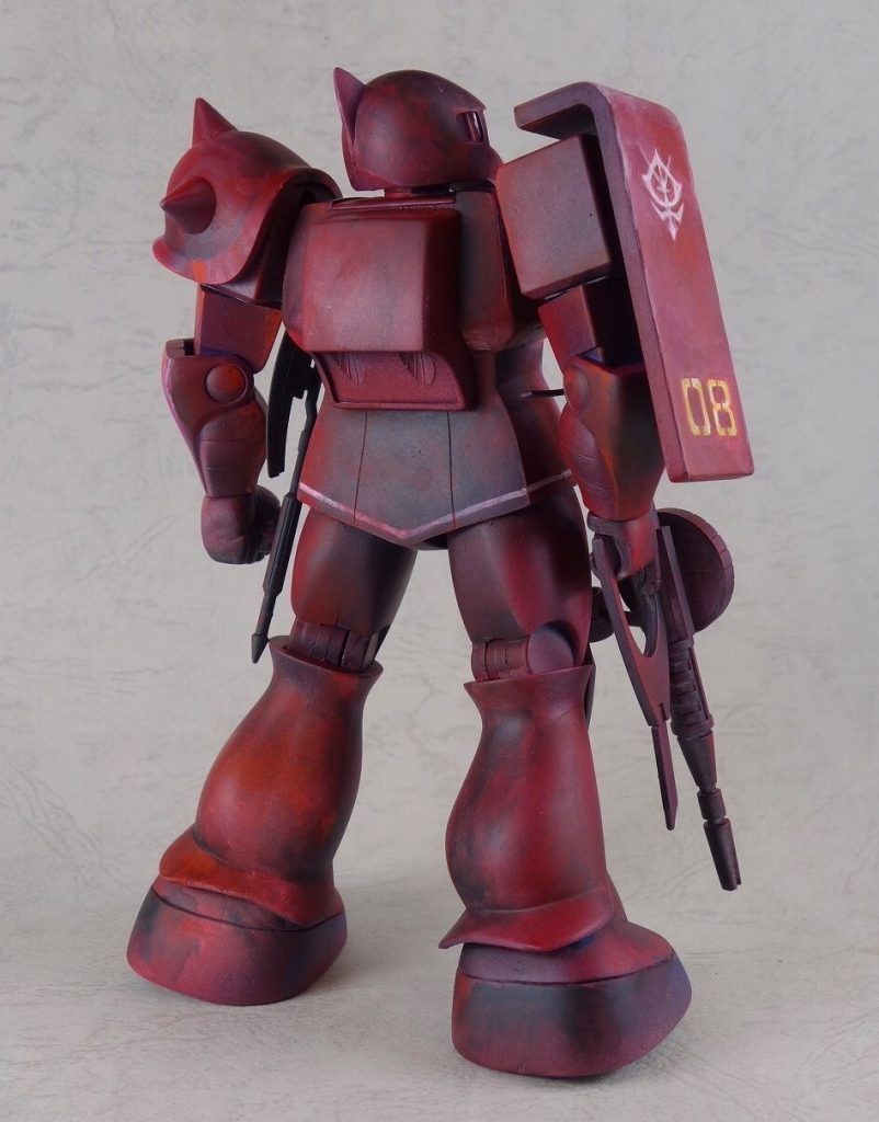 旧キット１／１００ シャア専用ザクⅠ（MS-05S）–5枚目/制作者：@館長