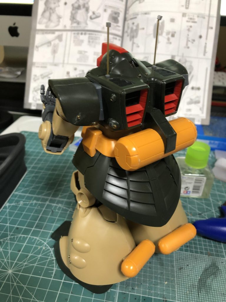 後ろ姿も男前ですねー (^p^）