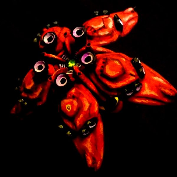 ラフレシア　ガンダム名鑑ガム　イラスト風塗装