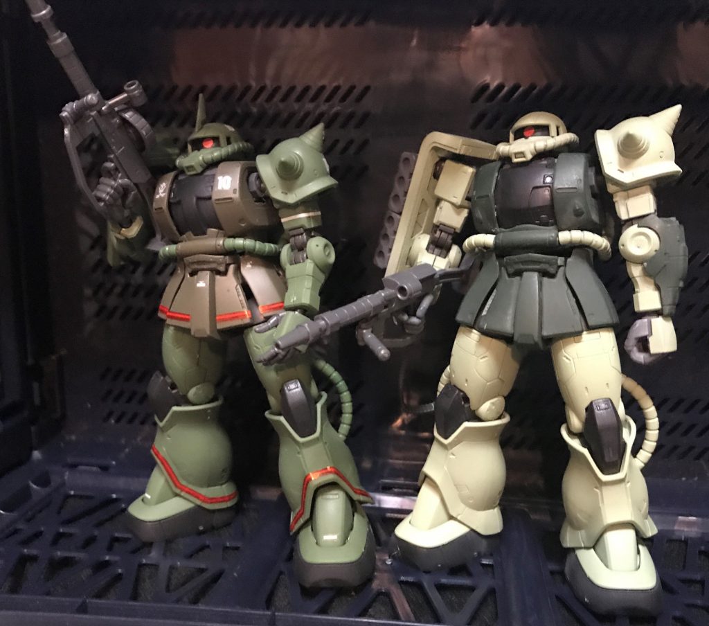 最後に2体ならべてパチリ!