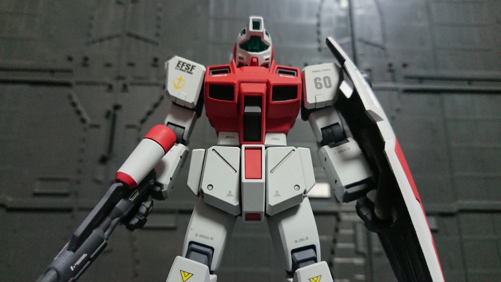 エアブラシ塗装初めて２体目の作品です。毎回、改善点ばかりですが作るのが楽しくなってきました！
一年戦争～0083あたりの泥臭いＭＳ戦闘が好きなので、次もそのあたりのＭＳを作成するつもりです。