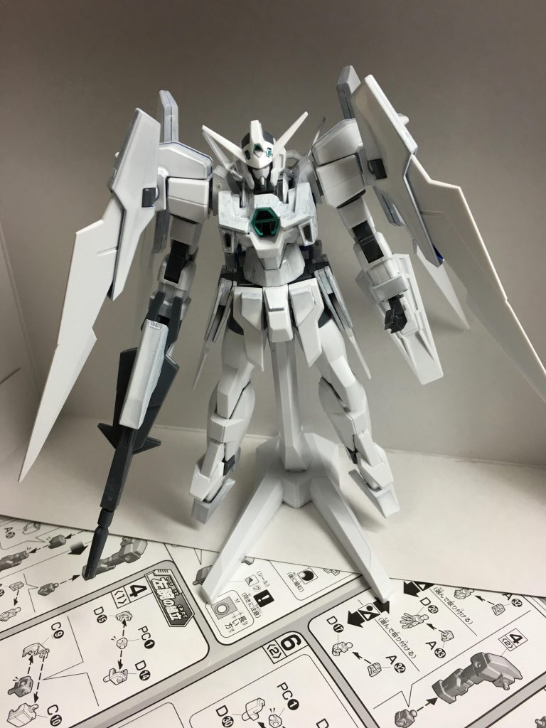 最初に塗ったときです
よぉーく見ると、下地が見えて白も荒いです…
あのときよりは塗装は上手くなった！と思いたい！