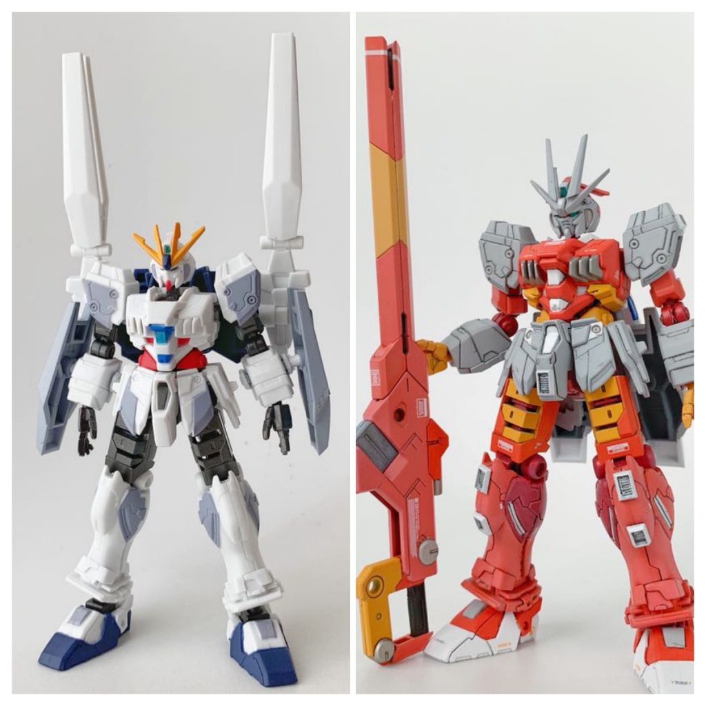 食玩 Gフレーム ナラティブガンダム B装備（G-アルケイン風改修・[MSAM-RX9] G-ナラティブ化）–5枚目/制作者：@HRD_plus_A3
