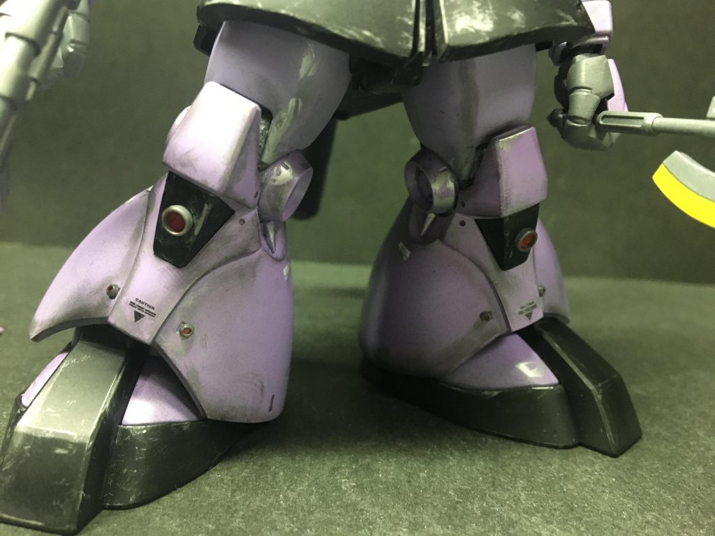 脚部のバーニアもMSGの丸ノズルを採用😄
中の塗装が大変でした…💦