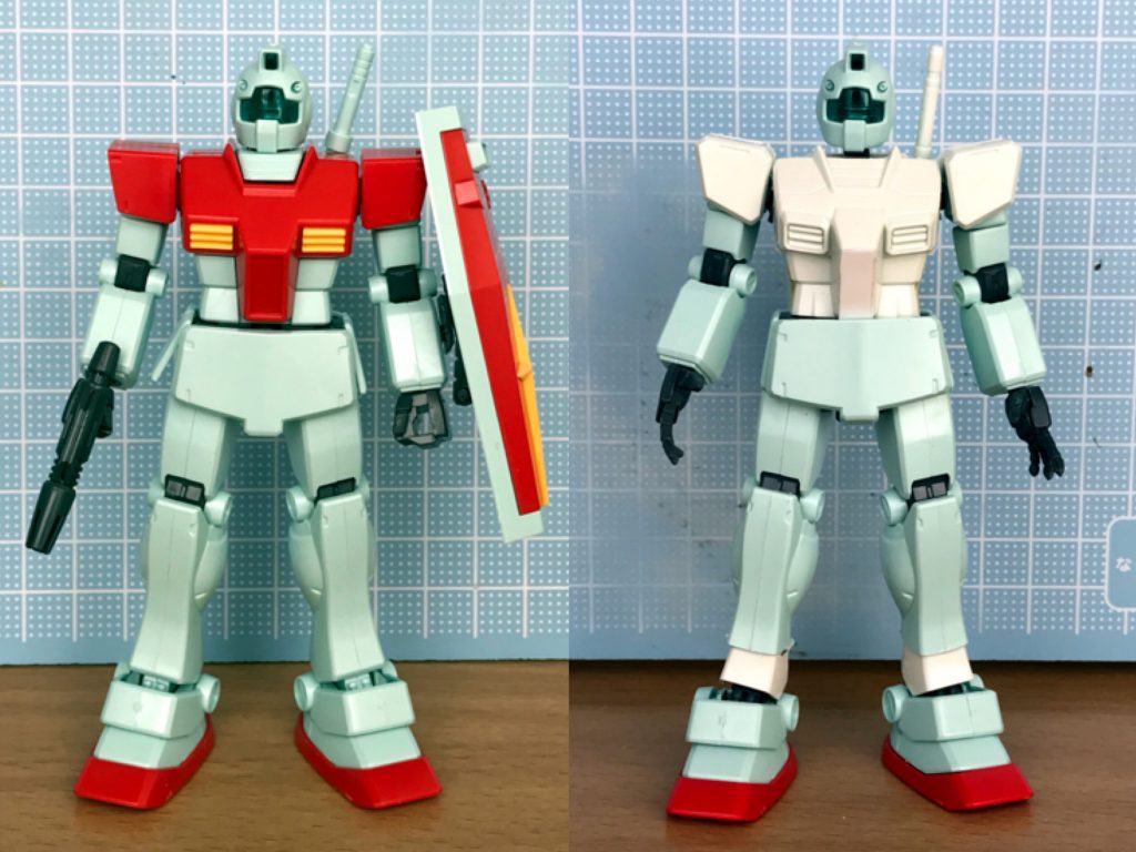 素組と仮組の比較