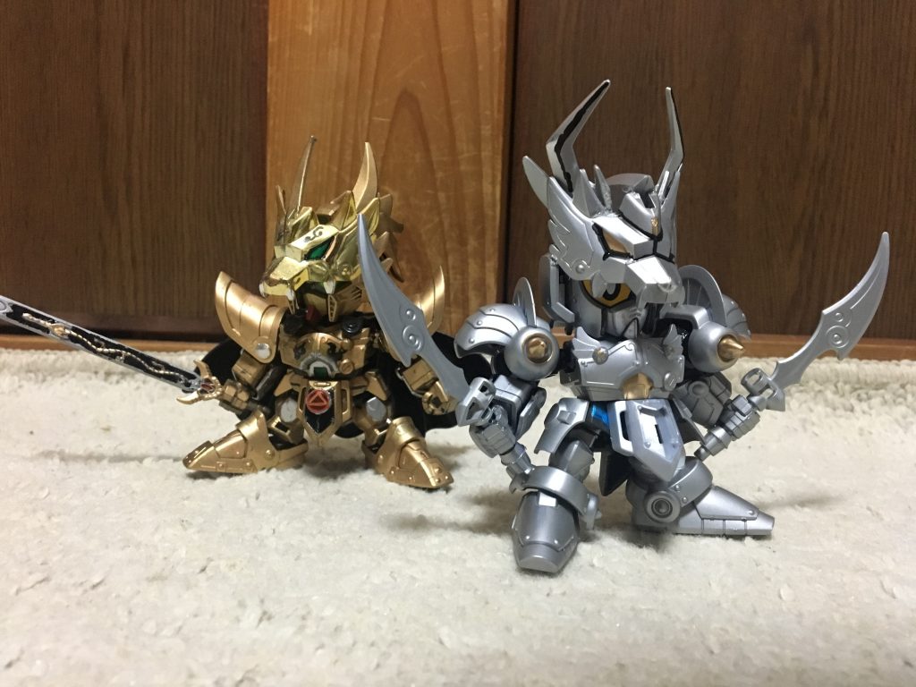 とりあえず銀色にした状態。