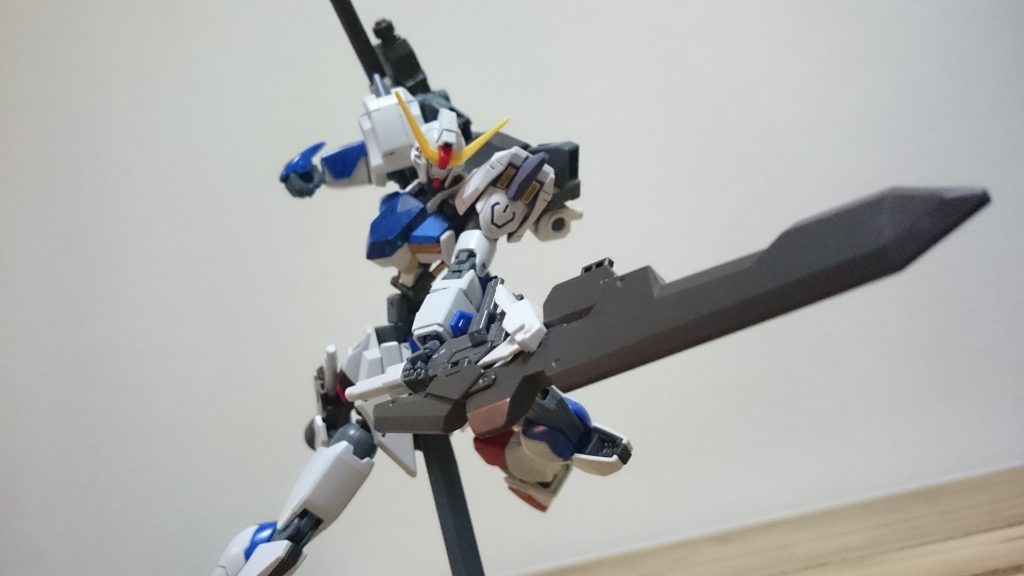 大剣
レギンレイズ用の銃剣を軸にそれっぽくミキシングしてみました。