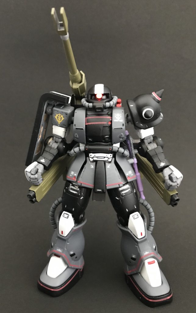 ミライトなるアイテムを仕込みましてモノアイ光るんです(=ﾟωﾟ)ﾉ
首の稼働を代償にしたがな…