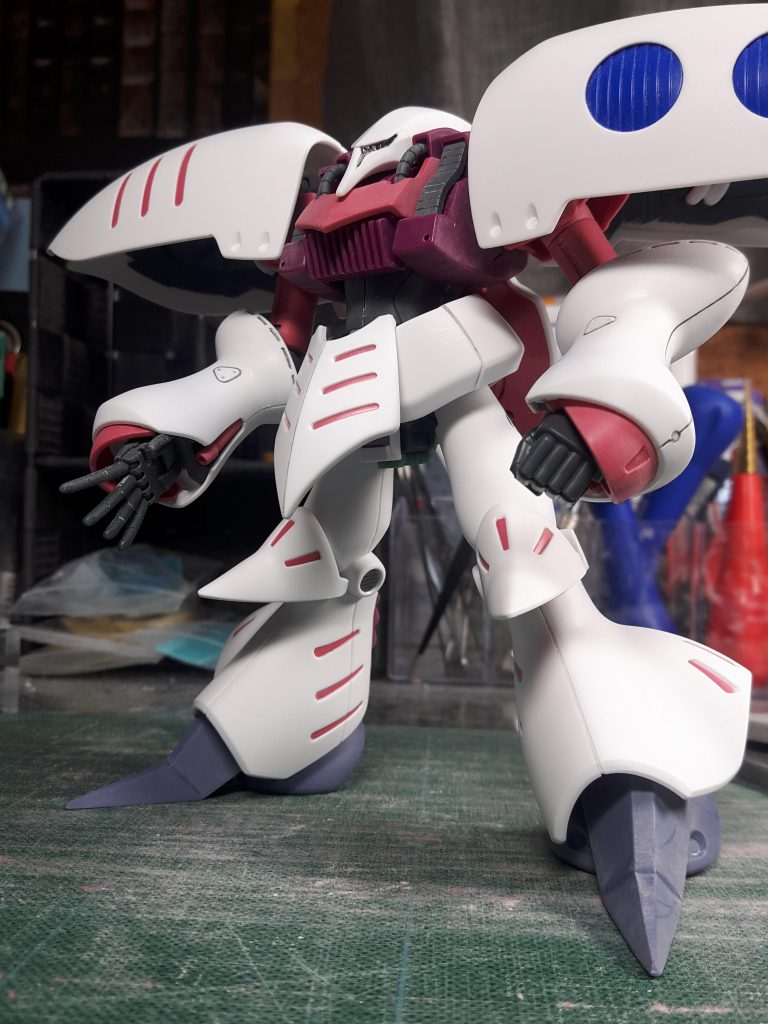 カトキさんの箱絵のスタイル再現が大変でした。見た目変わらないのにあちこち位置をあげたり下げたり(*；д；)ノ