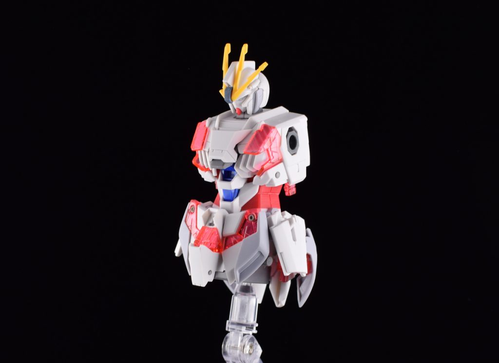 首と腰を延長
腰はこの角度で固定