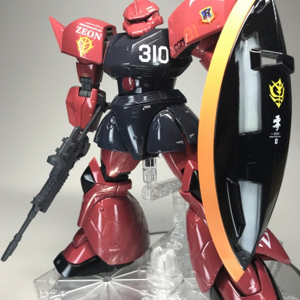 Mg ゲルググ オリジナルカラーリング 鏡面グロス仕上げ キマイラ隊仕様 モルガナさんのガンプラ作品 Gunsta ガンスタ