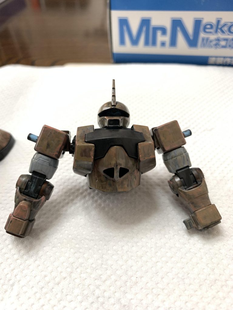 ウェザリングはほとんどやってません。こういうタッチです。