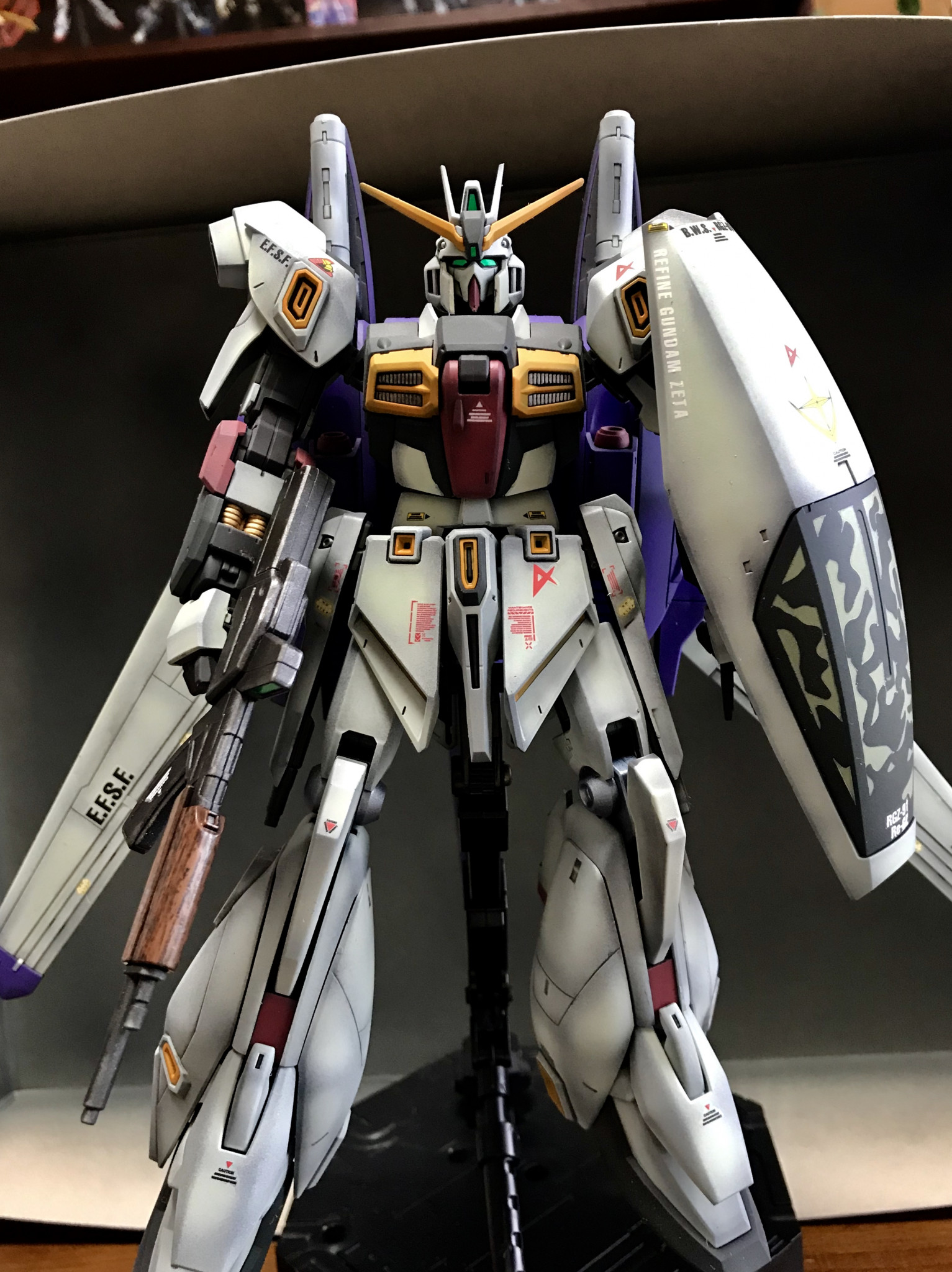 モリオさま専用 RGZ-91B リ・ガズィ・カスタム センチネル配色全塗装