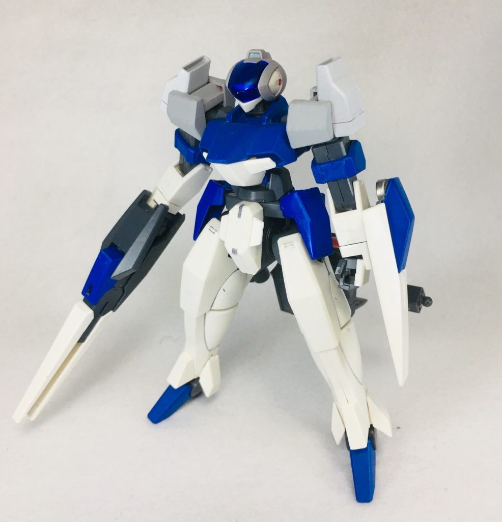 クランシェの状態でパチリ。
ステイメンっぽく塗装したかったのですが
イマイチかも？（汗
バックパックはケルビムのを積んでます。