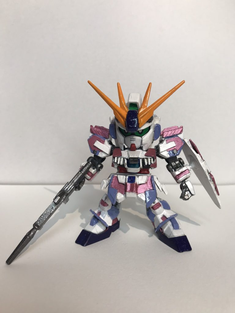 以前作ったナラティブさんからサイコフレームあたりを全面的に改修しました。それと再塗装