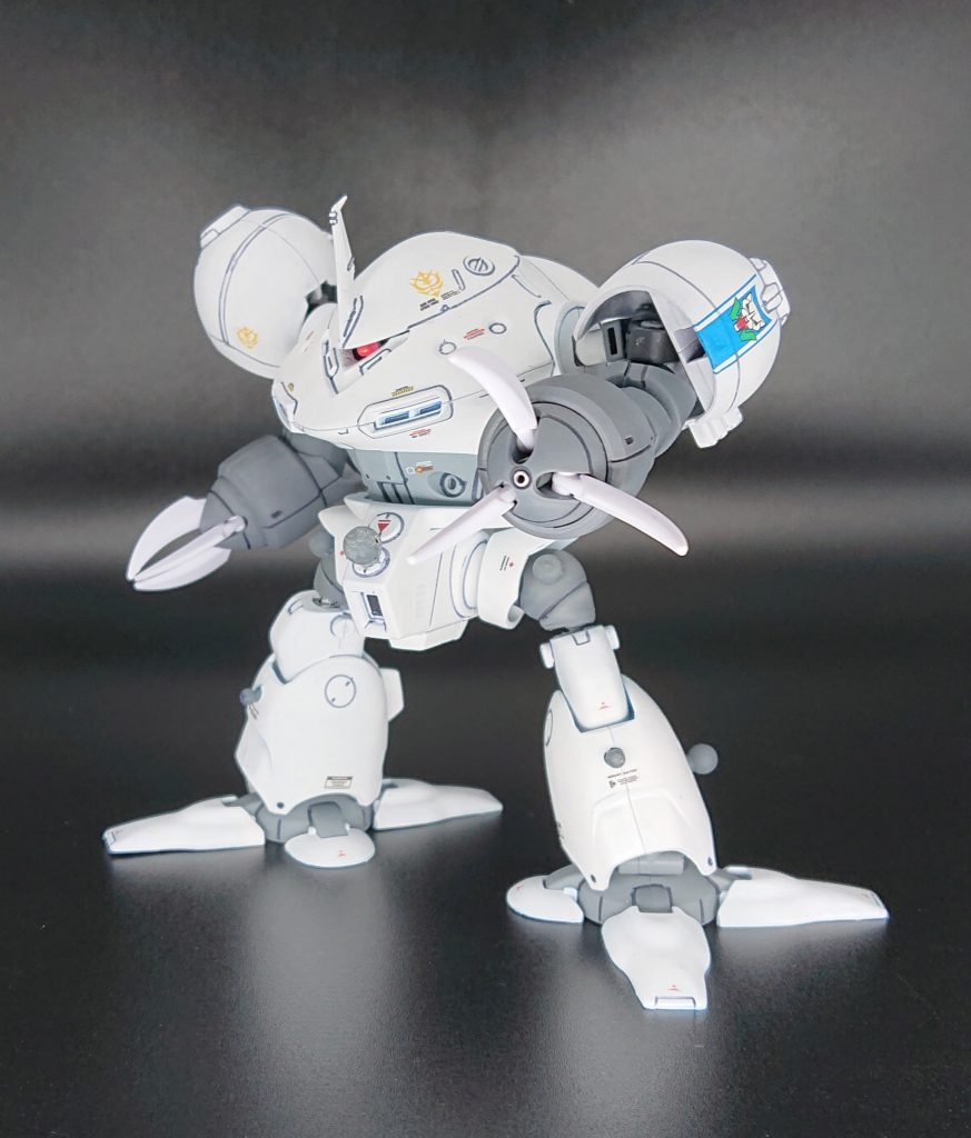 【パージ2】
アメイジングな腕、腰部をパージ
別名「ズゴックモード」