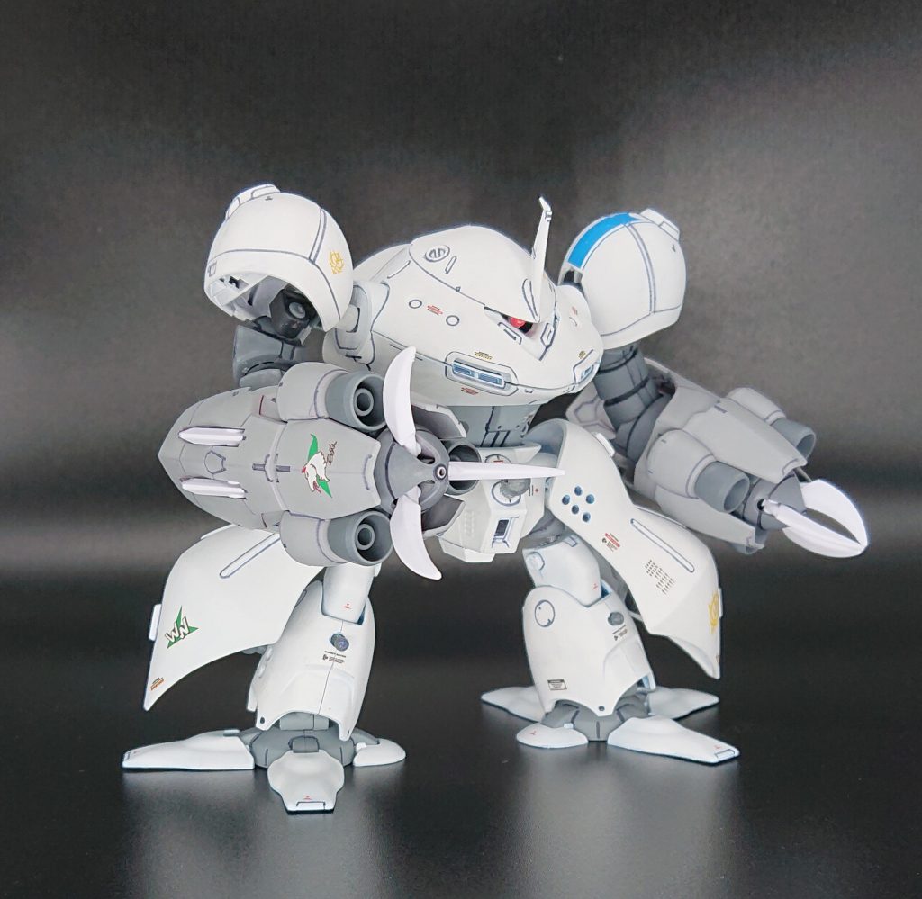 【パージ1】
バックパック、股部、スネ部をパージ