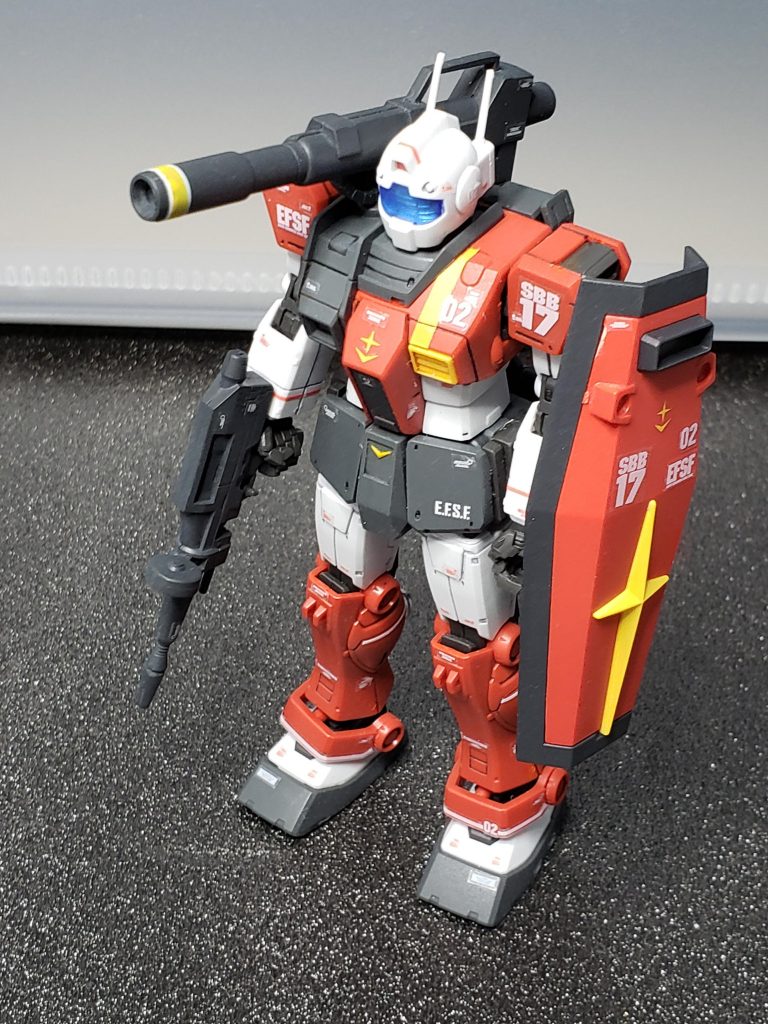 お決まりのアングル