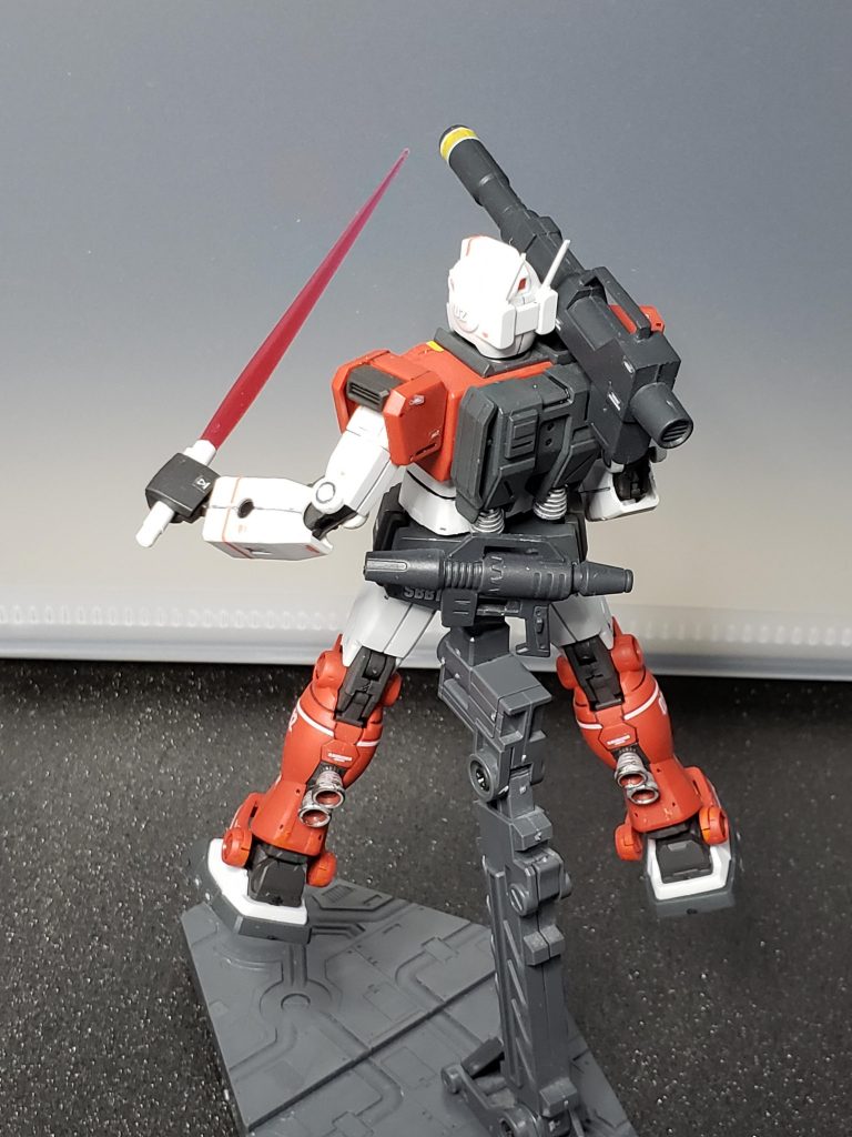 バーニアはガンダムマーカーEX使ってみました！門は削ってみました。