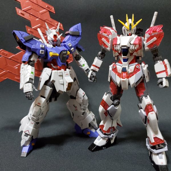 AMS-123X-X MOON GUNDAM&RX-9 NARRATIVE GUNDAM