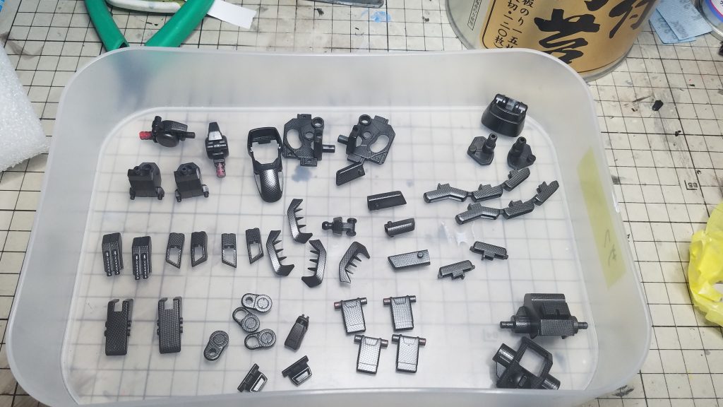 カーボン塗装はF91と同じ箇所に塗装してます