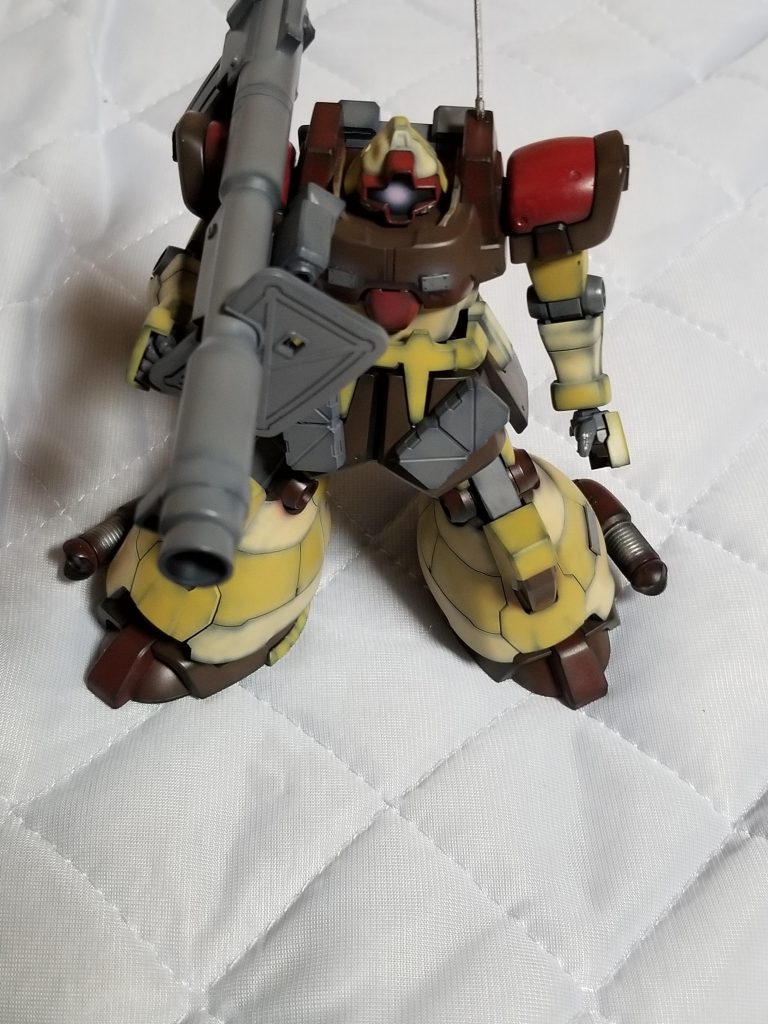 デカールや汚しを入れる前の状態
黒立ち上げで塗装