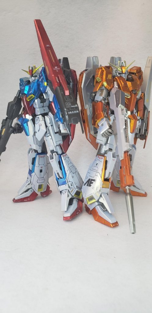 以前制作したZガンダムと2ショット 2