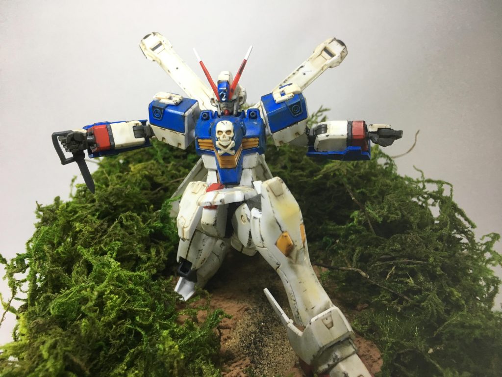 X3本体は、地球降下前のエレゴレラ戦からの連戦(？)であるので、新型だけどちょっと汚し気味に。