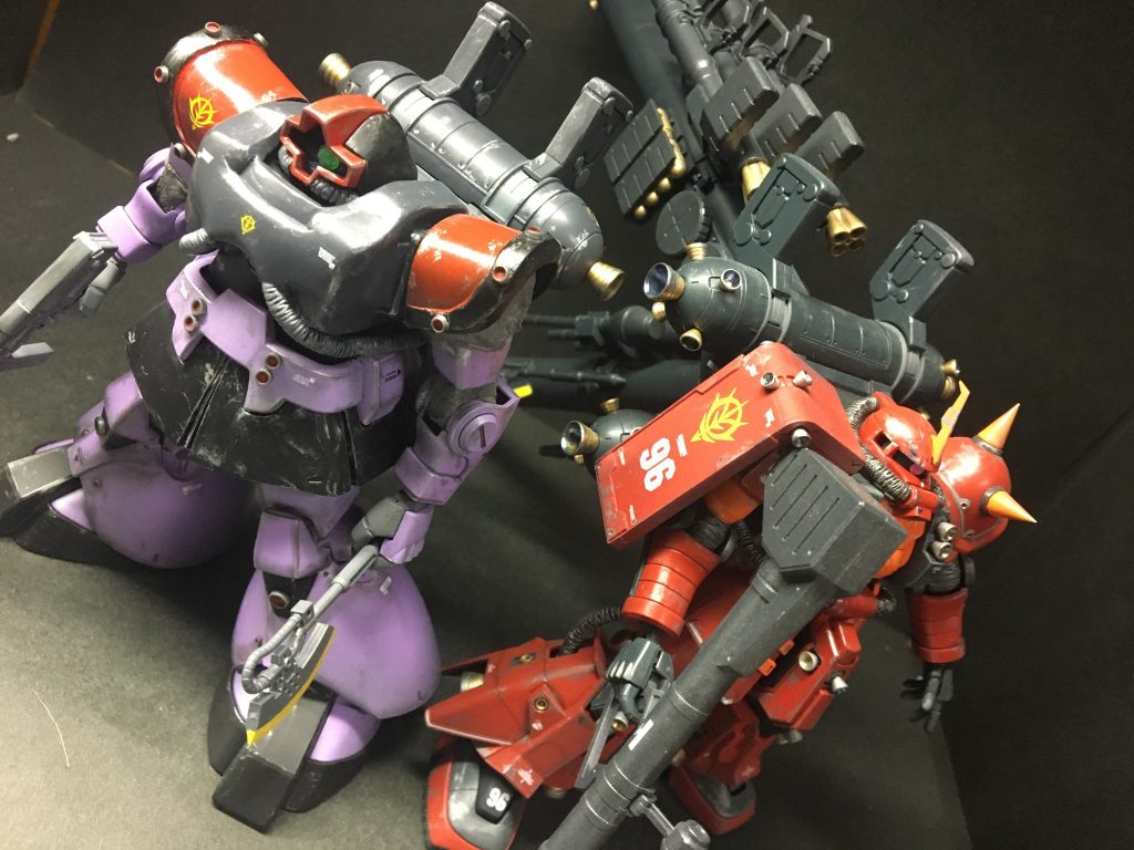 サイコザクと2ショット😊
やっぱダリルの隣にはフィッシャーですね笑